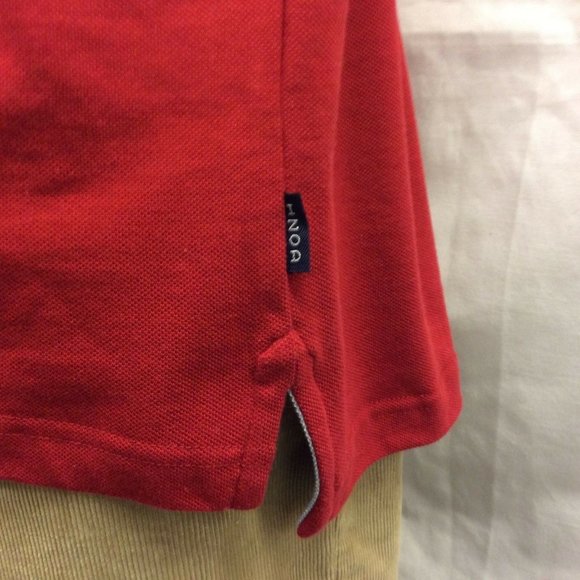 Red Izod Polo Short sleeve 100% Cotton Silkwash - Picture 3 of 5